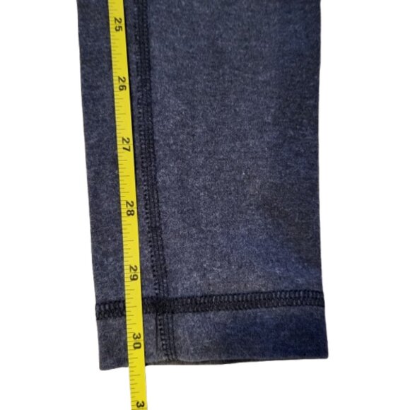 Lululemon Wunder Under Roll Down Leggings Heathered Black Size 4 - Picture 8 of 14